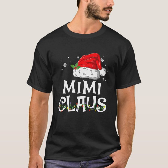 Camiseta Mimi Claus Natal Família Pajama Matando Xmas (Frente)