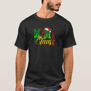 Camiseta Mimi Claus Natal Papai Noel Coincando Famílias Buf