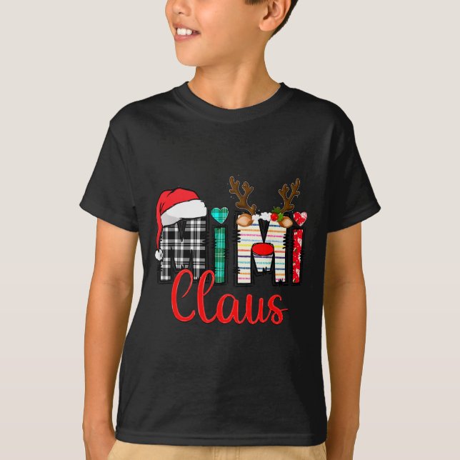Camiseta Mimi Claus Reindeer Christmas  (Frente)