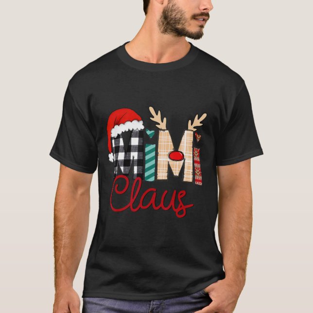 Camiseta Mimi Claus Reindeer Christmas (Frente)