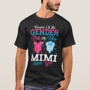 Camiseta Mimi, Cor-De-Rosa Ou Azul, Detentor Do Gênero Que