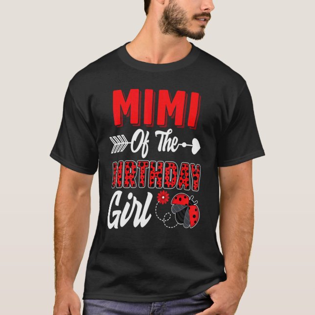 Camiseta Mimi Da Família Ladybug B (Frente)
