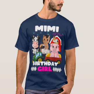 Camiseta Mimi da garotinha de aniversário
