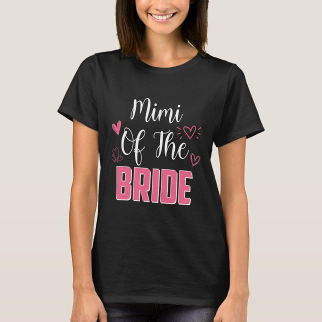 Camiseta Mimi Da Mulher Da Festa de casamento Da Família A  (Frente)
