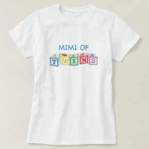 Camiseta Mimi de blocos dos gêmeos