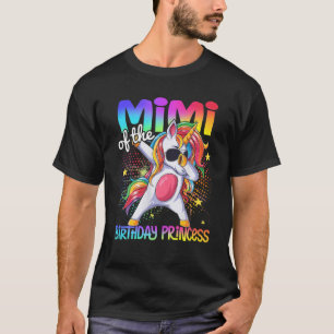 Camiseta Mimi Do Aniversário Princesa Funny Dabbing Unicor