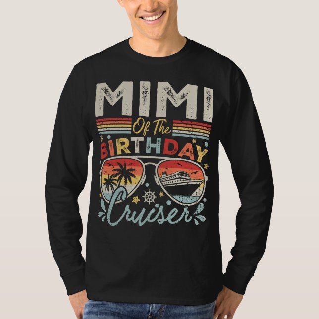 Camiseta Mimi do Birthday Cruiser Vacation Men LS (Frente)