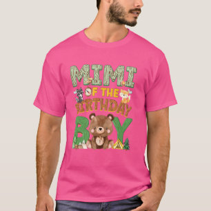 Camiseta Mimi Do Garoto De Aniversário Um Feliz Camper 1 ru