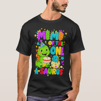 Camiseta Mimi Do One-A-Saurus Menino De 1 Ano De Idade Cami