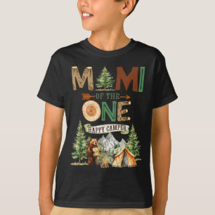 Camiseta Mimi do único acampante feliz aniversário de 1 ano