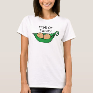 Camiseta Mimi do vagem gêmeo
