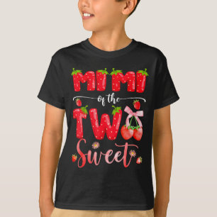 Camiseta Mimi Dos Dois Doce Menina De 2º Aniversário Morang