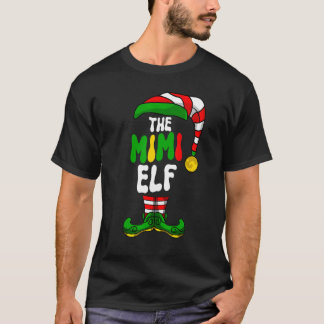 Camiseta Mimi Elf Pajama Matching Group Natal Holiday G