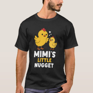 Camiseta Mimi engraçada e frango Nugget Mimiu2019s neta