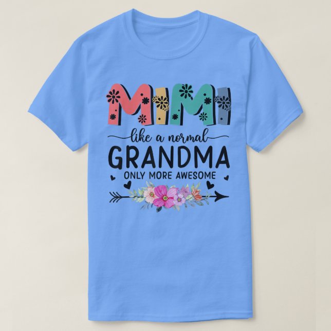Camiseta Mimi Goa vovó normal só mais mulheres incríveis (Frente do Design)