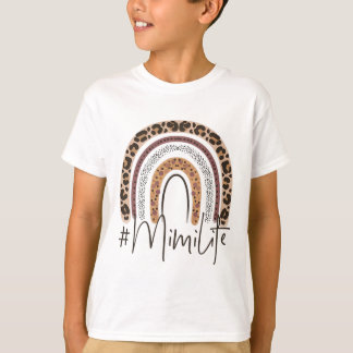 Camiseta Mimi Life Avó Cheetah Leopardo Natal