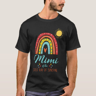 Camiseta Mimi Mãe Pequeno Raio Sol De Aniversário Parte