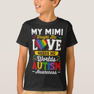 Camiseta Mimi Me Ensinou Que Amor Não Precisa De Palavras E