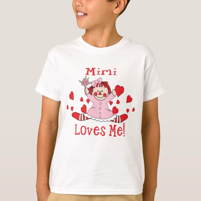Camiseta Mimi mim do amor boneca de pano (Frente)
