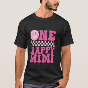 Camiseta Mimi Um Tema Feliz de Aniversário de 1 Ano para Me