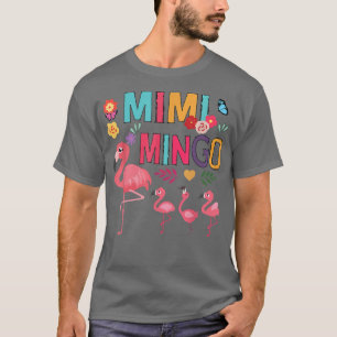 Camiseta Mimingo Cute Flamingo Bird Mãe da vovó Mãe