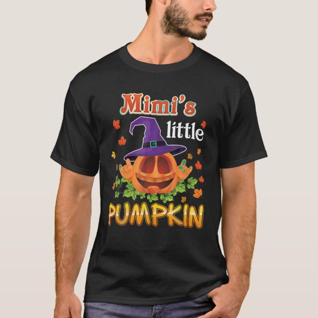 Camiseta Mimi's Little Pumpkin Halloween Cute Scary in (Frente)
