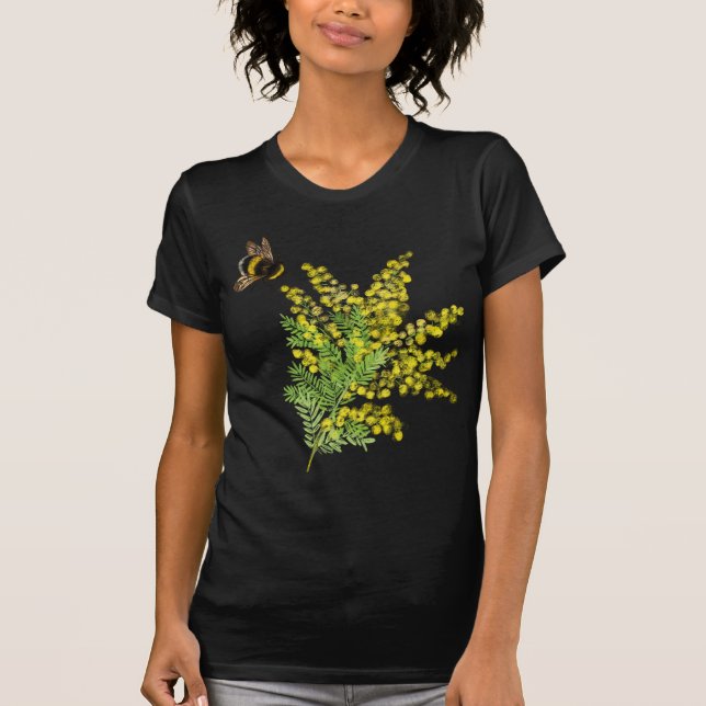 Camiseta Mimosa, T-Shirt de abelha (Frente)