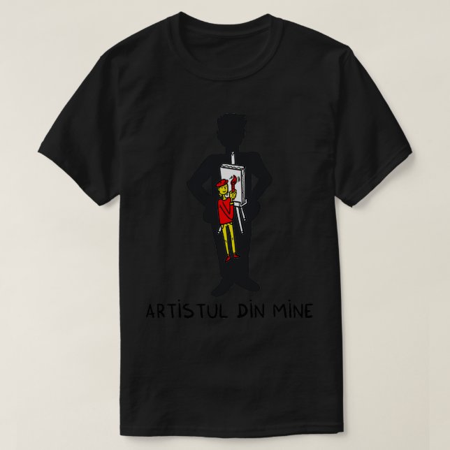 Camiseta mina de artistul (Frente do Design)