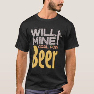 Camiseta Mina De Carvão Para Mineração Mineira Com Engrenag