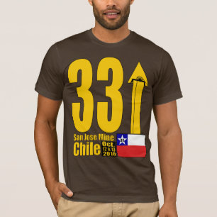 Camiseta Mina de San Jose, salvamento do mineiro do Chile -
