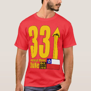Camiseta Mina de San Jose, salvamento do mineiro do Chile -