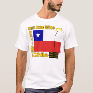 Camiseta Mina de San Jose, salvamento do mineiro do Chile -