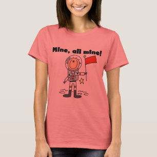 Camiseta Mina do astronauta todos os t-shirt e presentes da