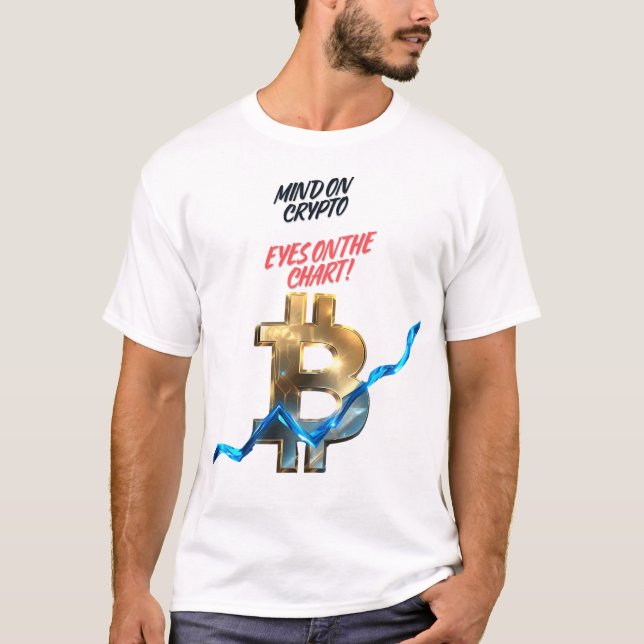 Camiseta Mind on Crypto Bitcoin Chart T-Shirt (Frente)