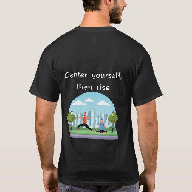 Camiseta Mindful Warrior Yoga BLACK (Verso)