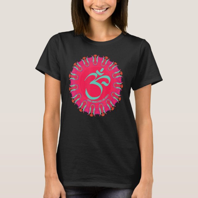 Camiseta Mindfulness Om Ohm Mandala Buddhism Yoga Meditatio (Frente)