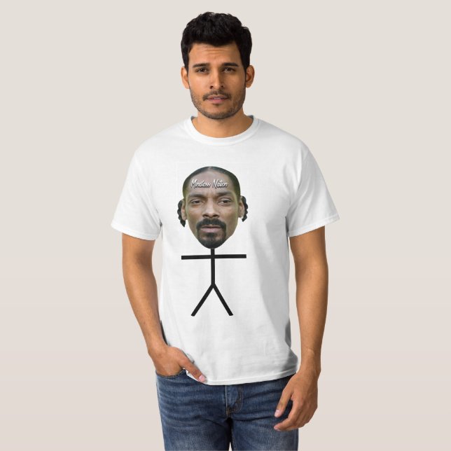 Camiseta Mindless Stickman of Snoop Dogg (Frente Completa)