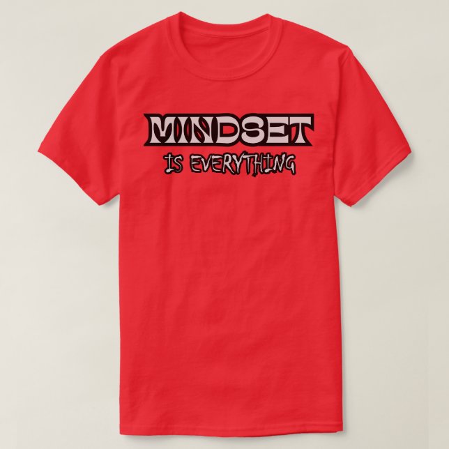 Camiseta Mindset É Tudo (Frente do Design)
