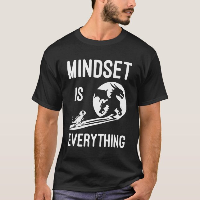 Camiseta Mindset É Tudo, Dragão - Hustle De Sucesso (Frente)