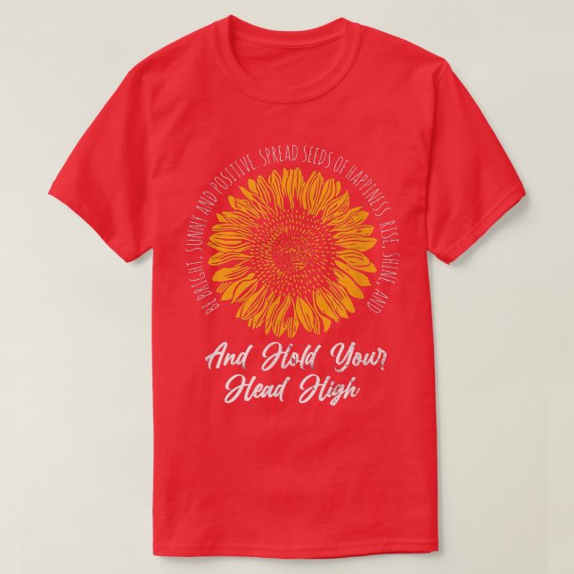 Camiseta Mindset Friendly Advice Sunflower Lover Sunny Insp (Frente do Design)