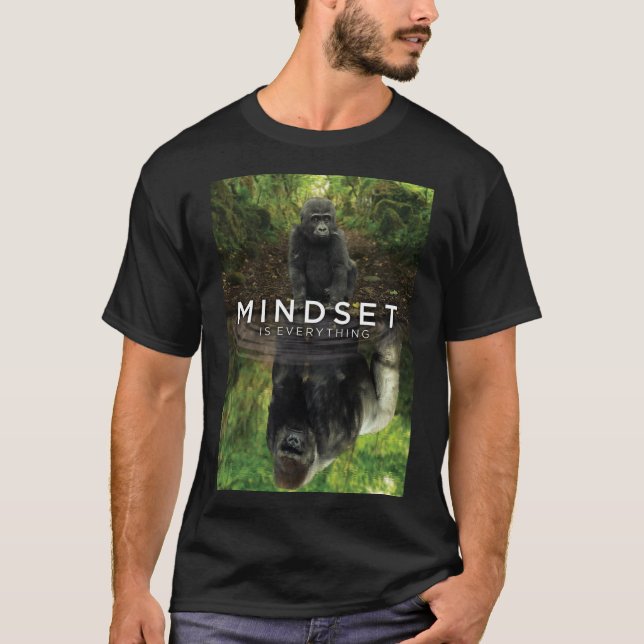 Camiseta Mindset Is Everything - Gorilla Motivational (Frente)