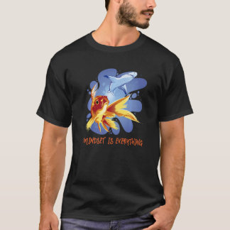 Camiseta Mindset Motivational Quote Ranchu Fancy Goldfish