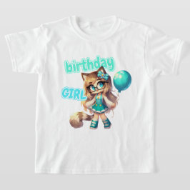 Camiseta Minecraft Aphmau, Birthday Girl, Cute Cyan Kim,