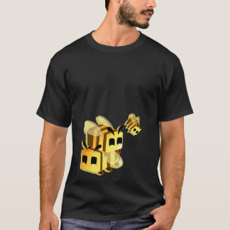 Camiseta Minecraft bees 1