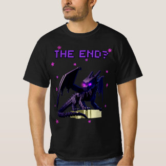 Camiseta Minecraft Ender Dragon, Chefe De Jogo, The End? Le