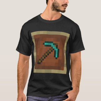 Camiseta Minecraft Item Frame Diamond Pickaxe