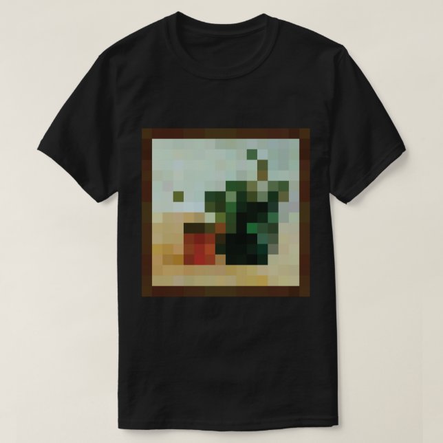 Camiseta Minecraft Painting Paradisträd (Frente do Design)