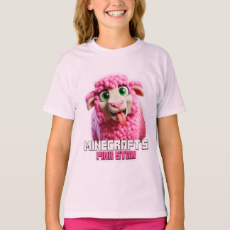 Camiseta Minecraft Pink Shep, Minecrafter, Bonito, Engraçad
