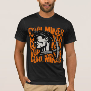 Camiseta mineiro de carvão vintage