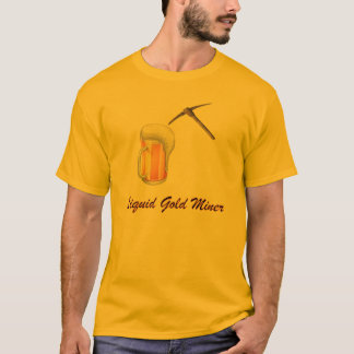 Camiseta Mineiro Dourado líquido